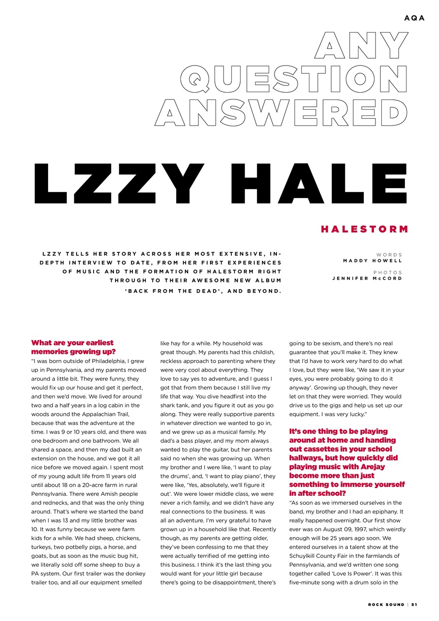 Rock Sound Magazine Preview Pages