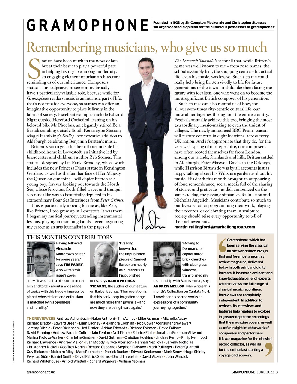 Gramophone Preview Pages