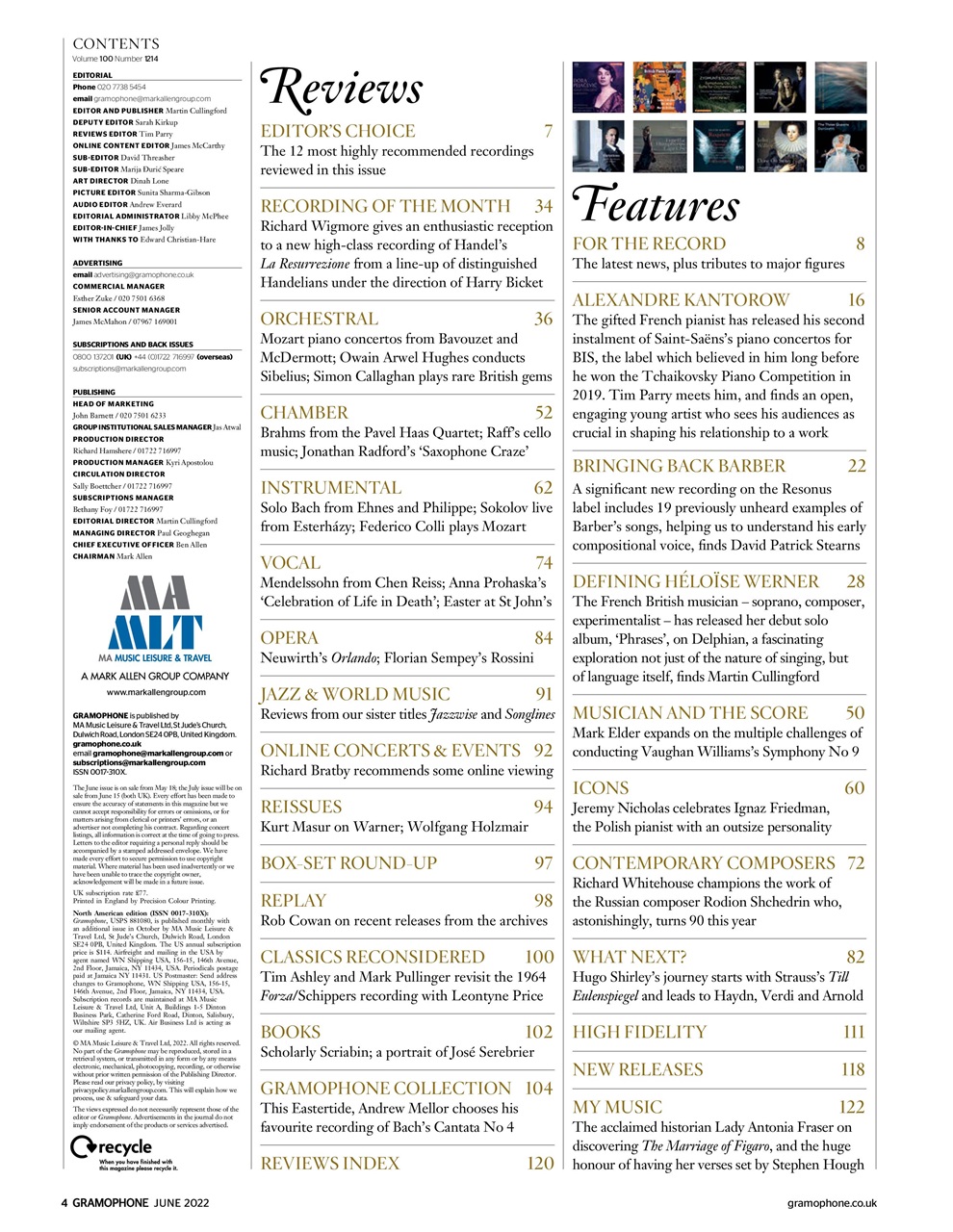 Gramophone Preview Pages