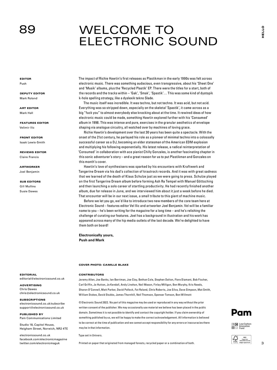 Electronic Sound Preview Pages