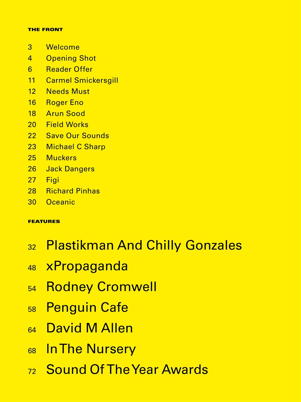 Electronic Sound Preview Pages