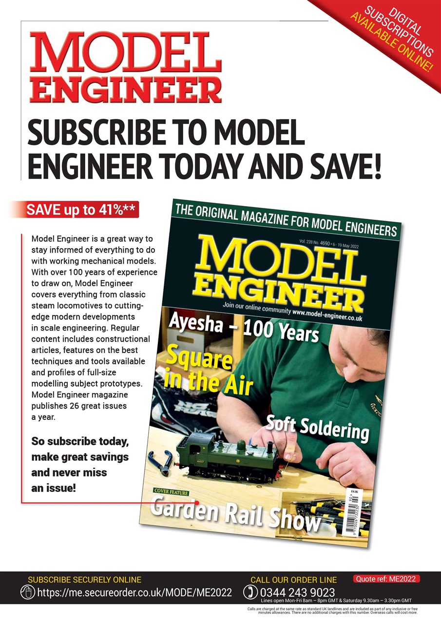 Model Engineer Preview Pages