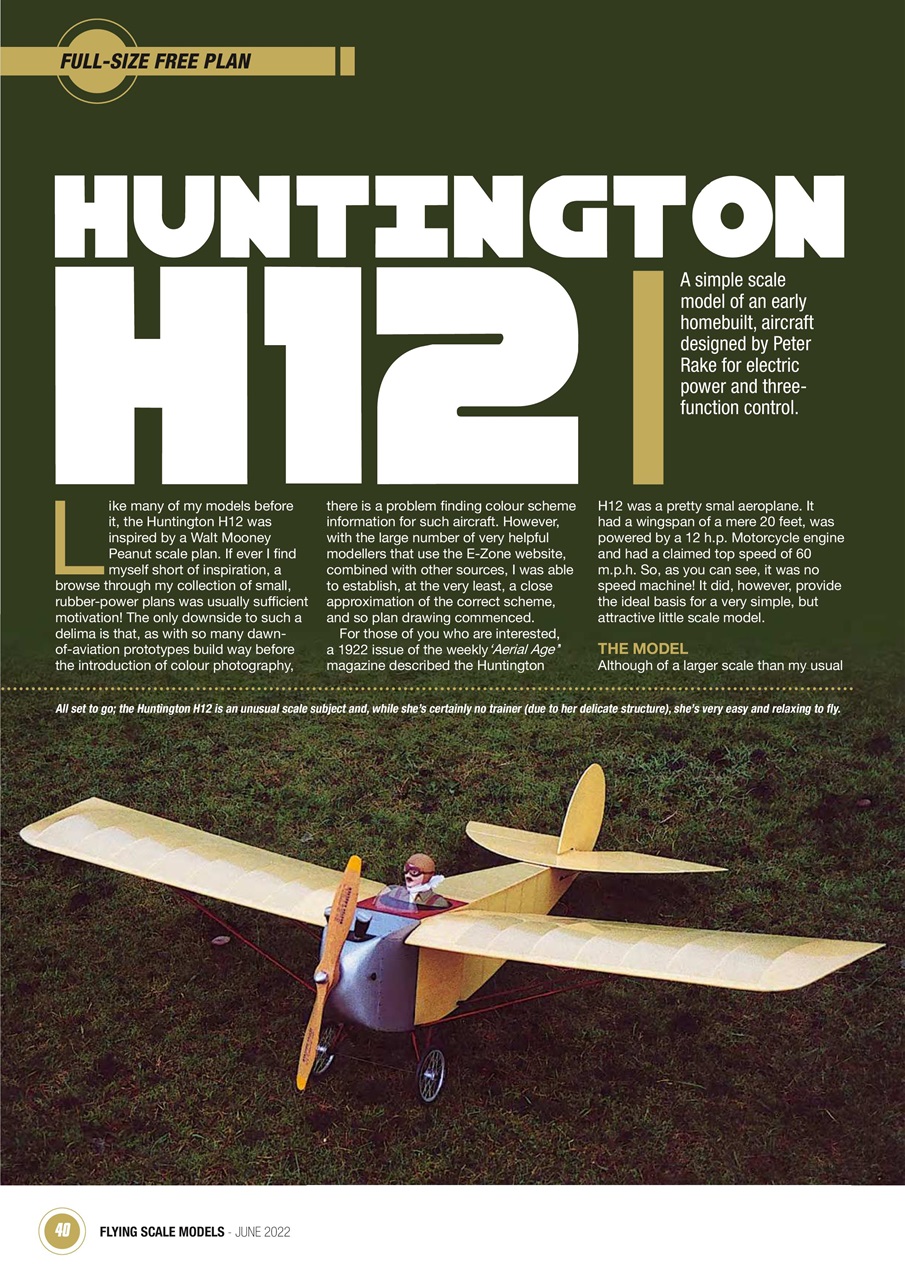 Radio Control Model Flyer Preview Pages