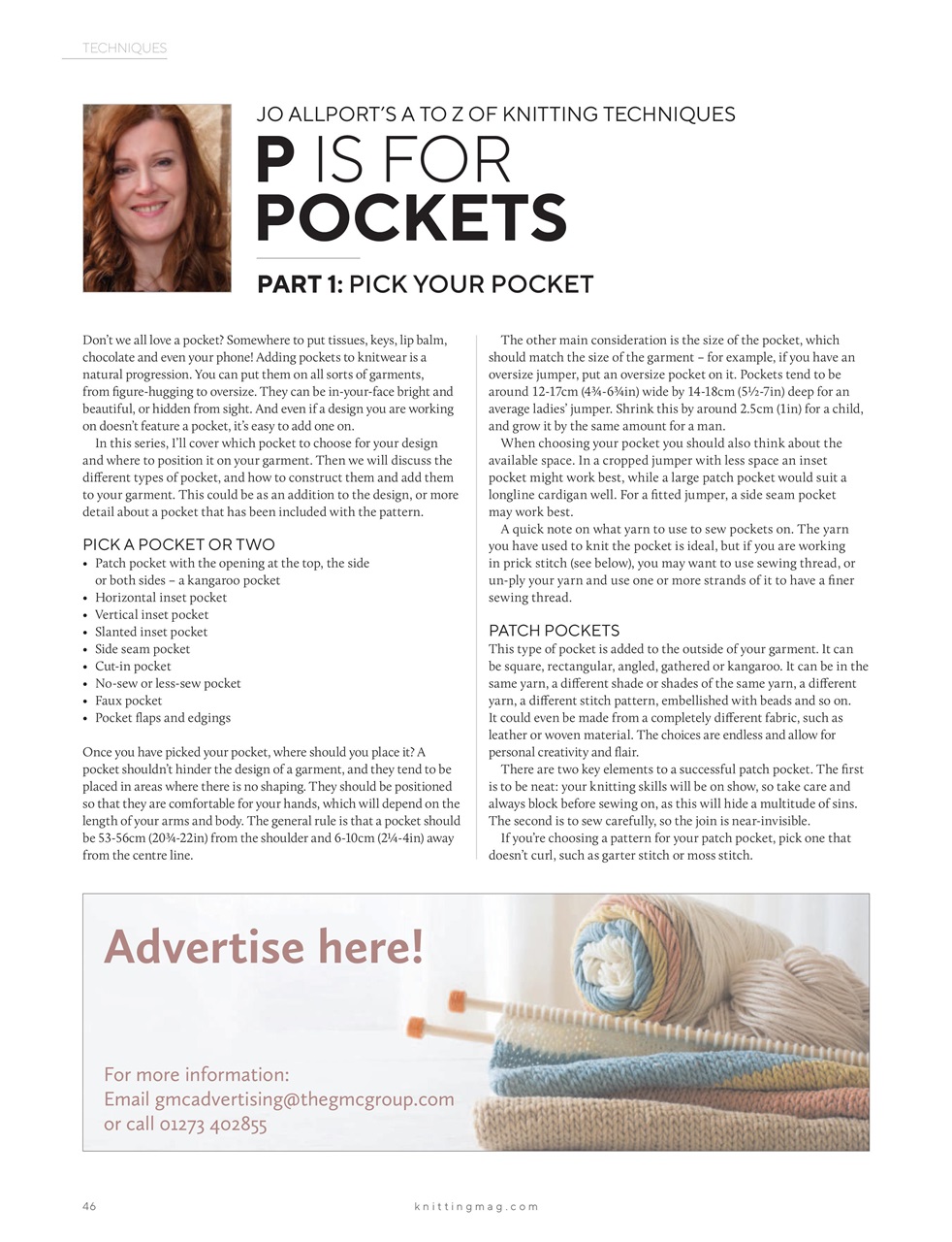 Knitting Preview Pages