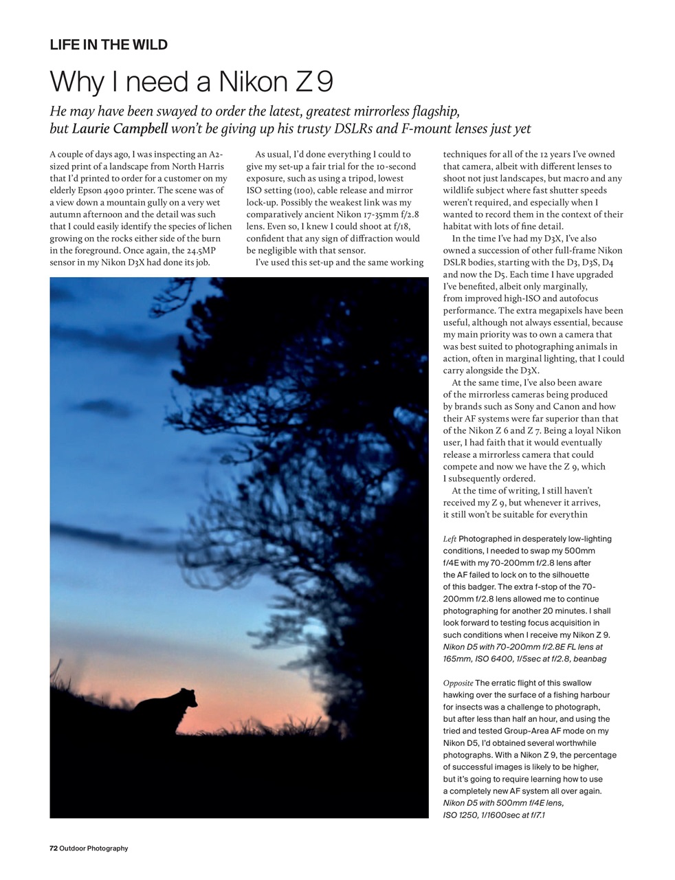 Outdoor Photography Preview Pages