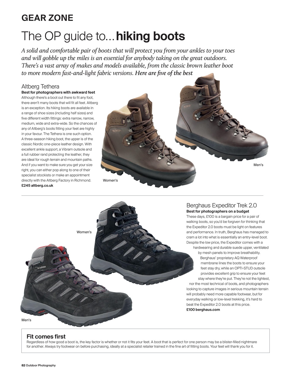 Outdoor Photography Preview Pages