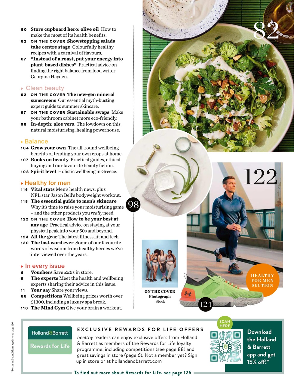 Healthy Magazine Preview Pages