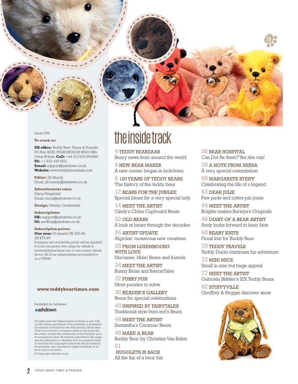 Teddy Bear Times Preview Pages