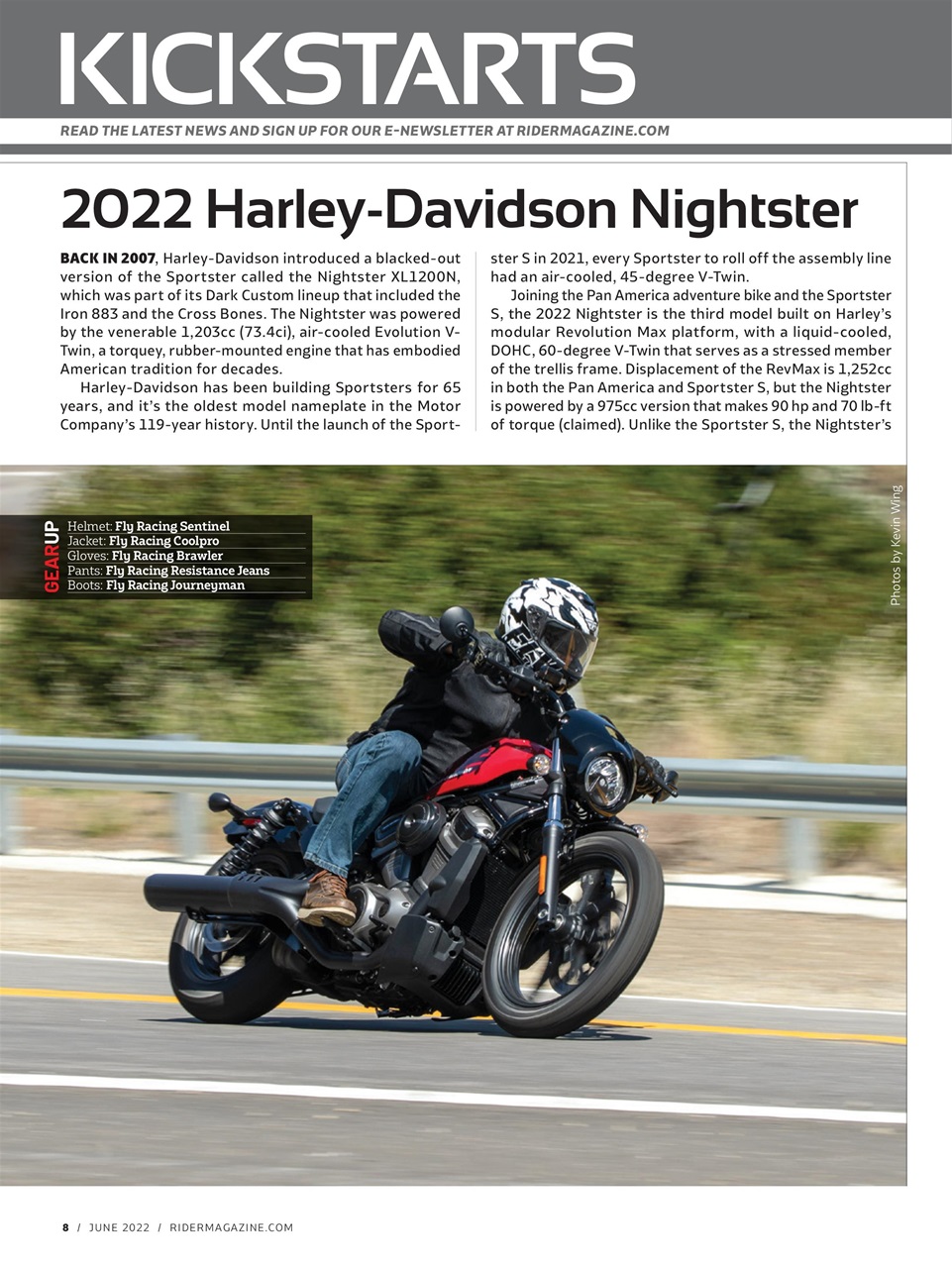 Rider Magazine Preview Pages