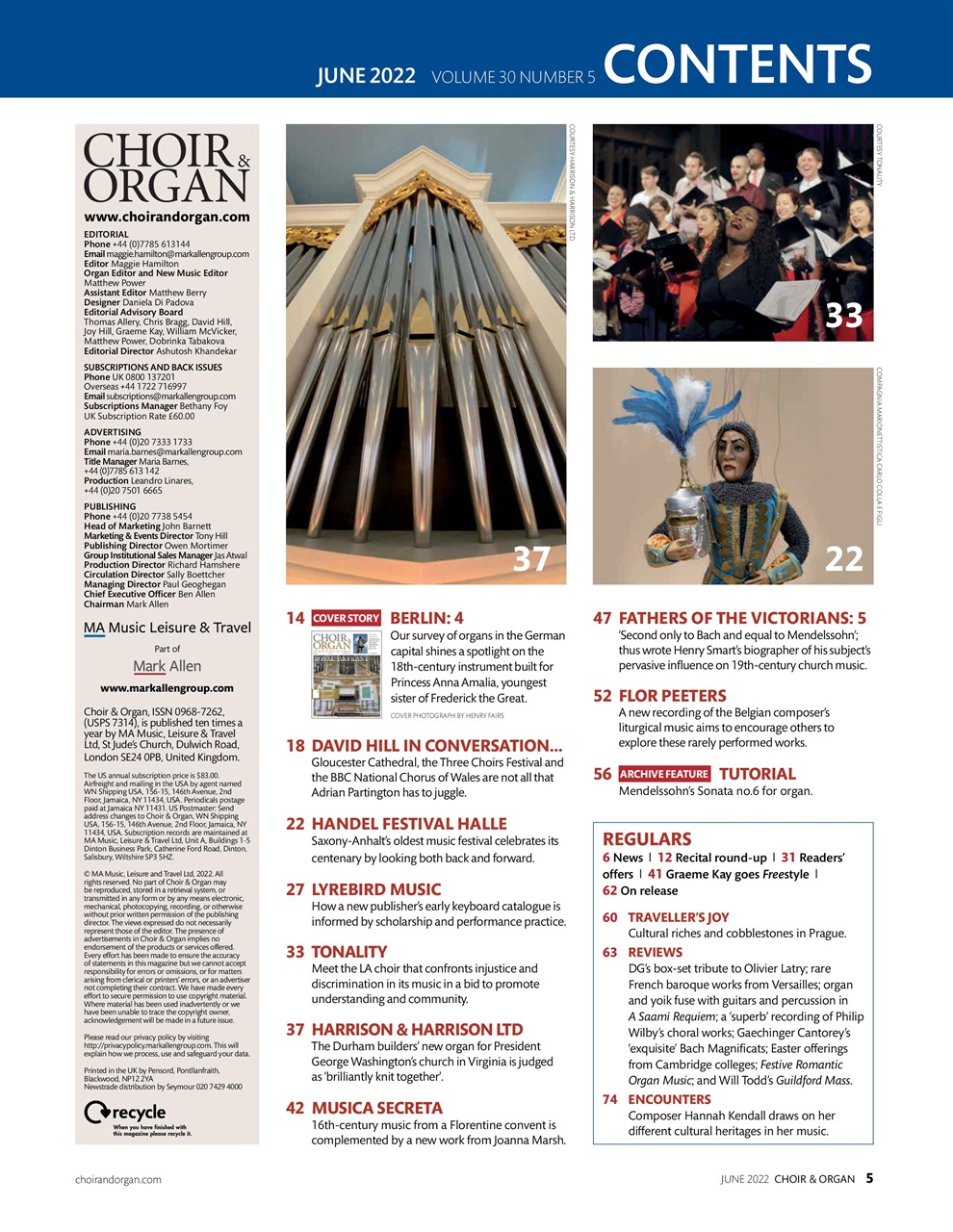 Choir & Organ Preview Pages