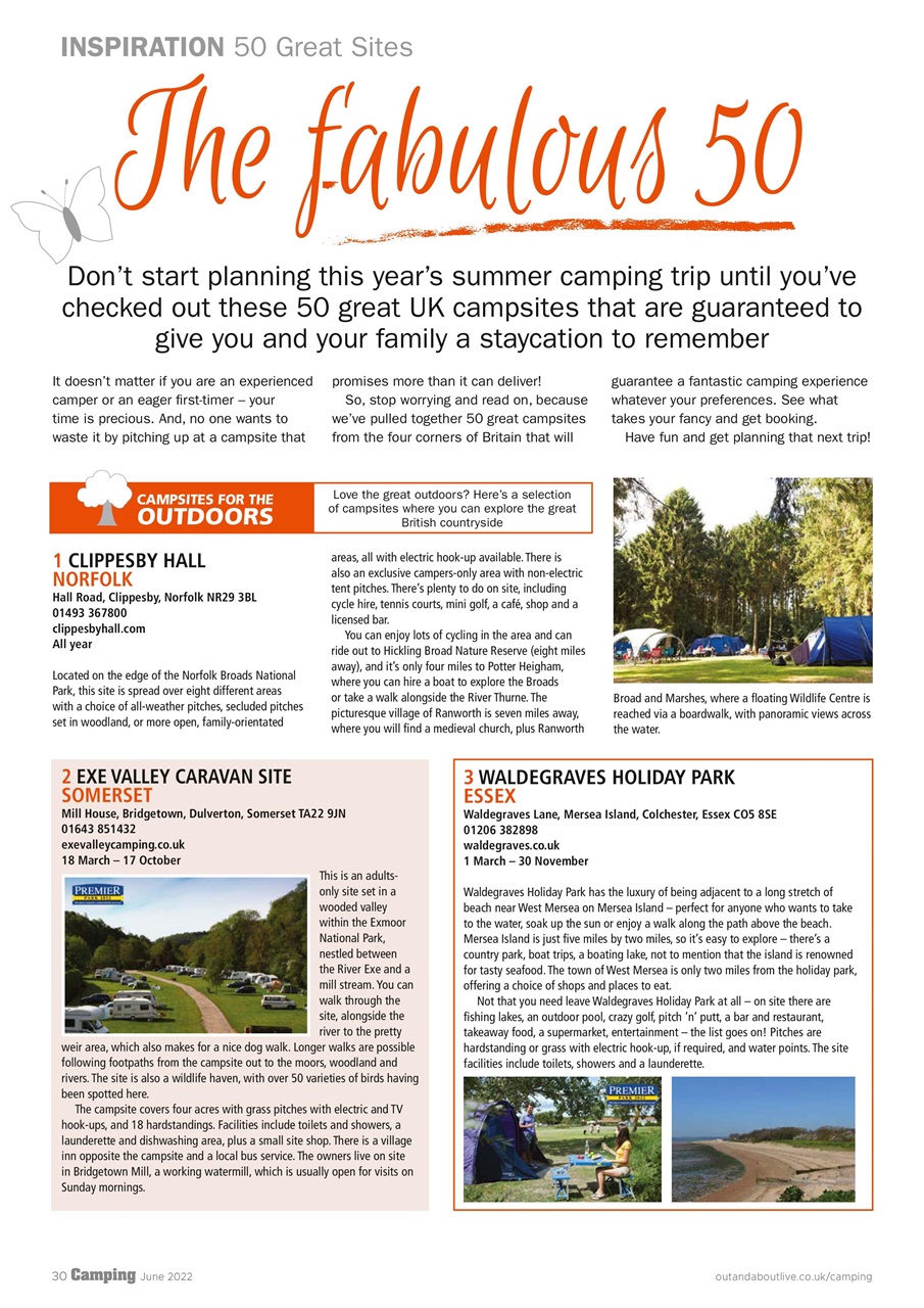 Camping Preview Pages