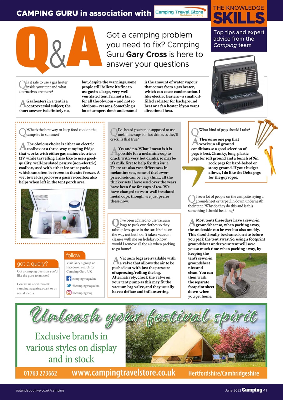 Camping Preview Pages