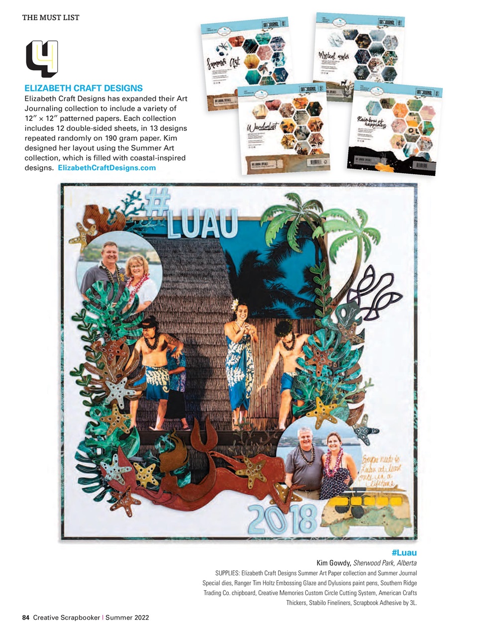 Creative Scrapbooker Preview Pages