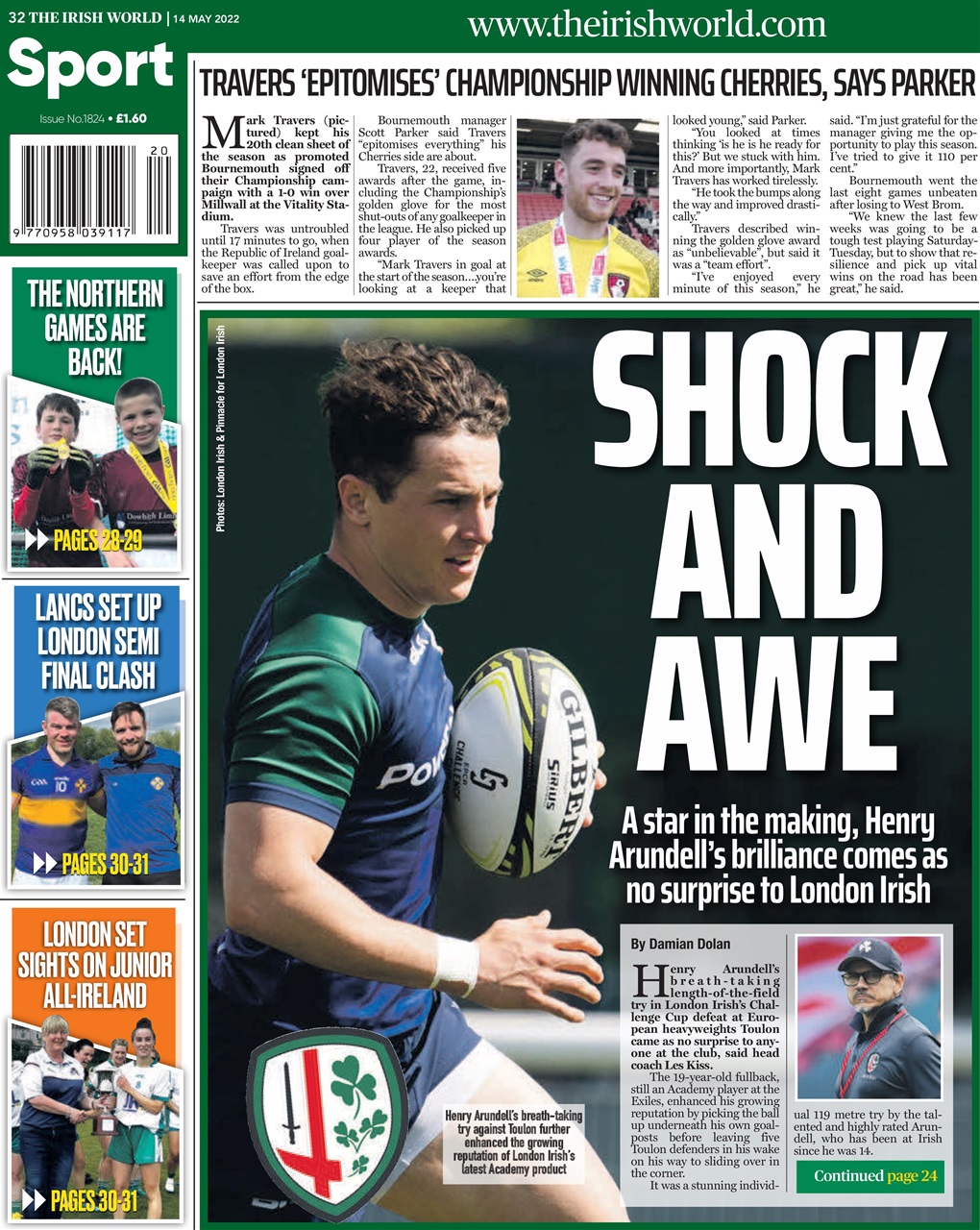 Irish World Preview Pages