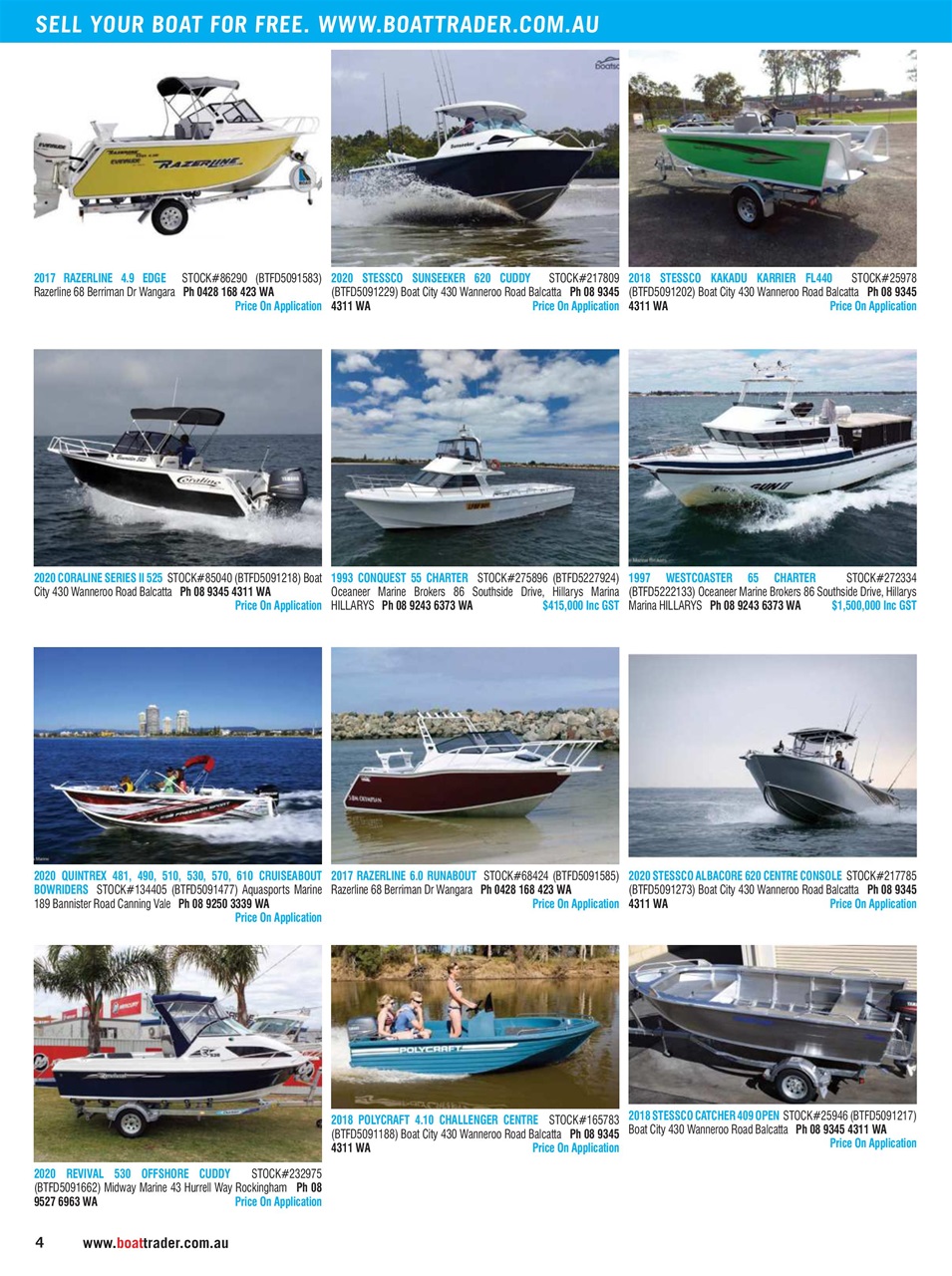 Boat Trader Australia Preview Pages