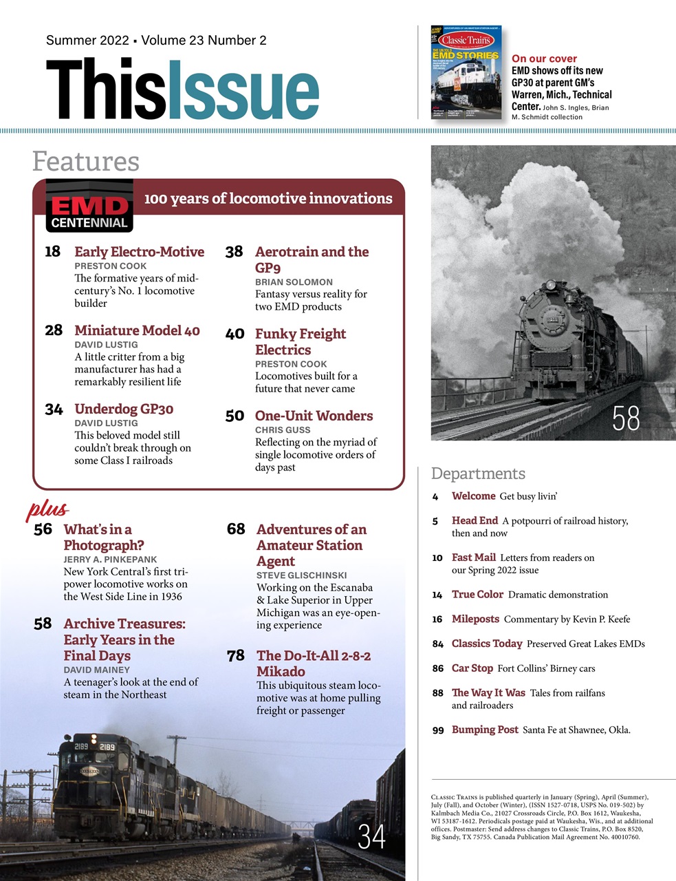 Classic Trains Preview Pages