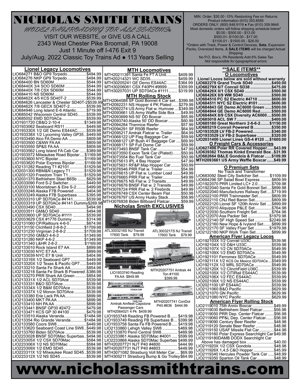 Classic Toy Trains Preview Pages