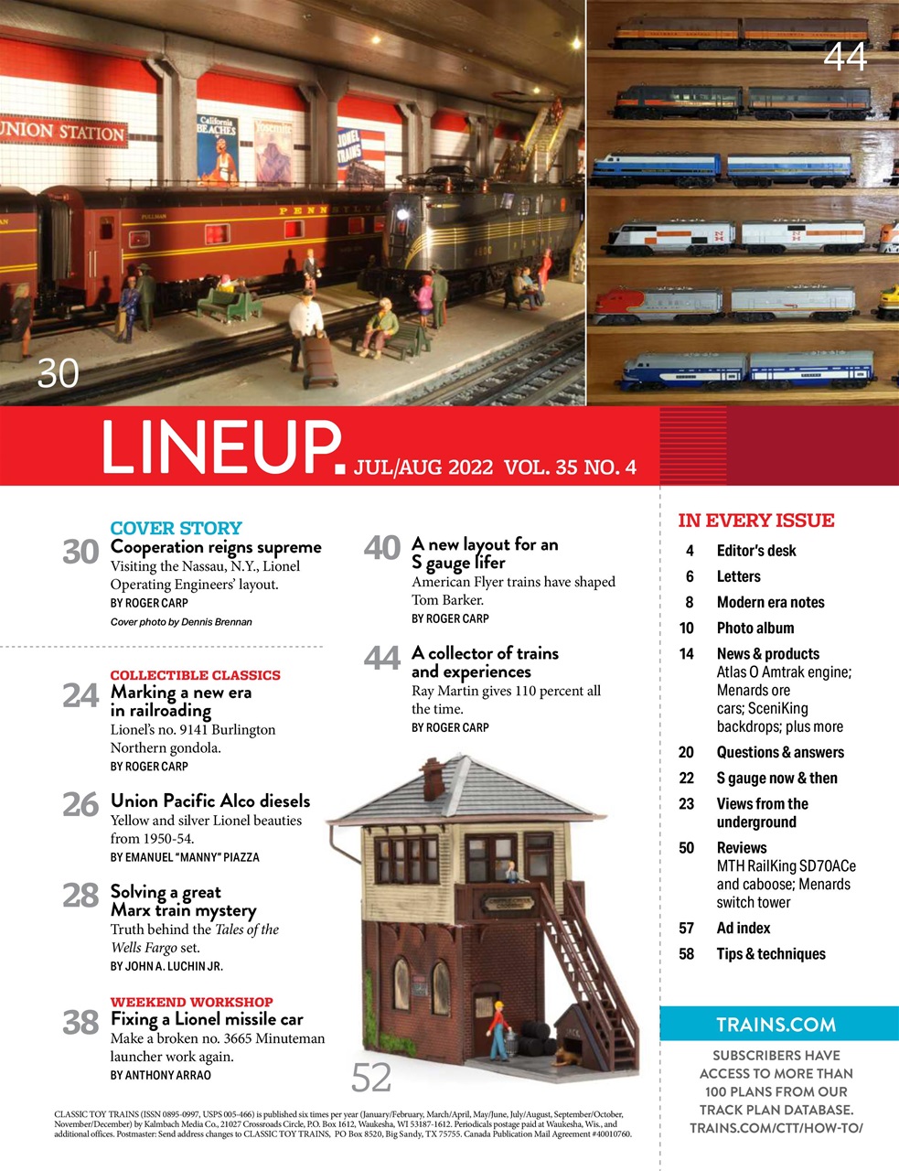 Classic Toy Trains Preview Pages