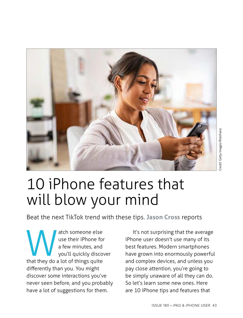 iPad and iPhone User Preview Pages