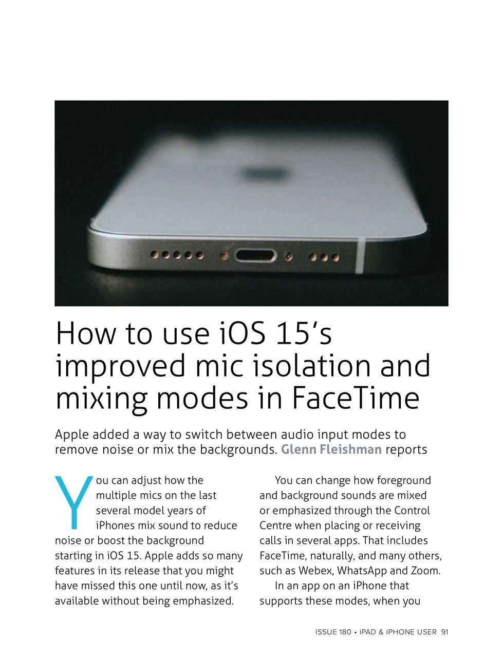 iPad and iPhone User Preview Pages