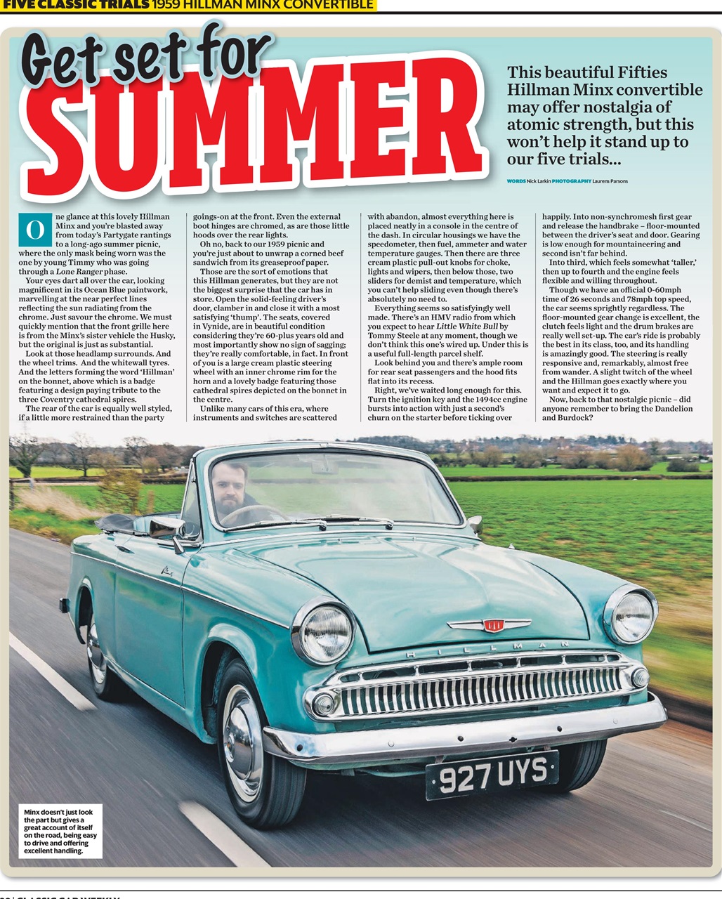 Classic Car Weekly Preview Pages