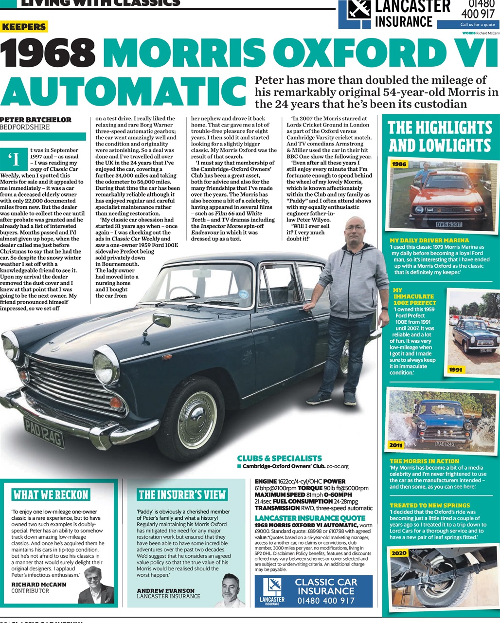 Classic Car Weekly Preview Pages