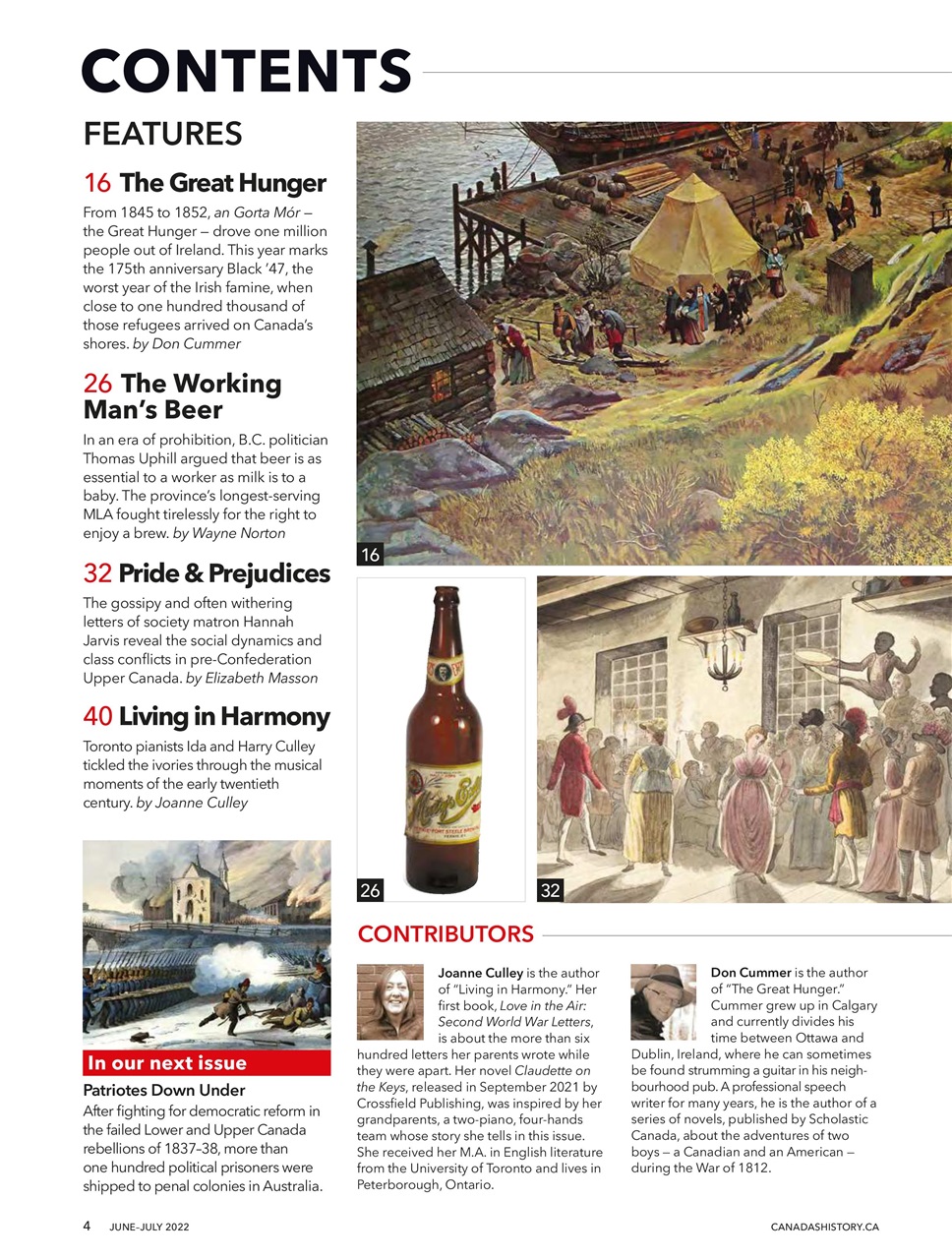 Canada's History Preview Pages