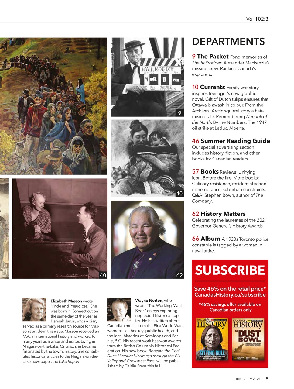 Canada's History Preview Pages