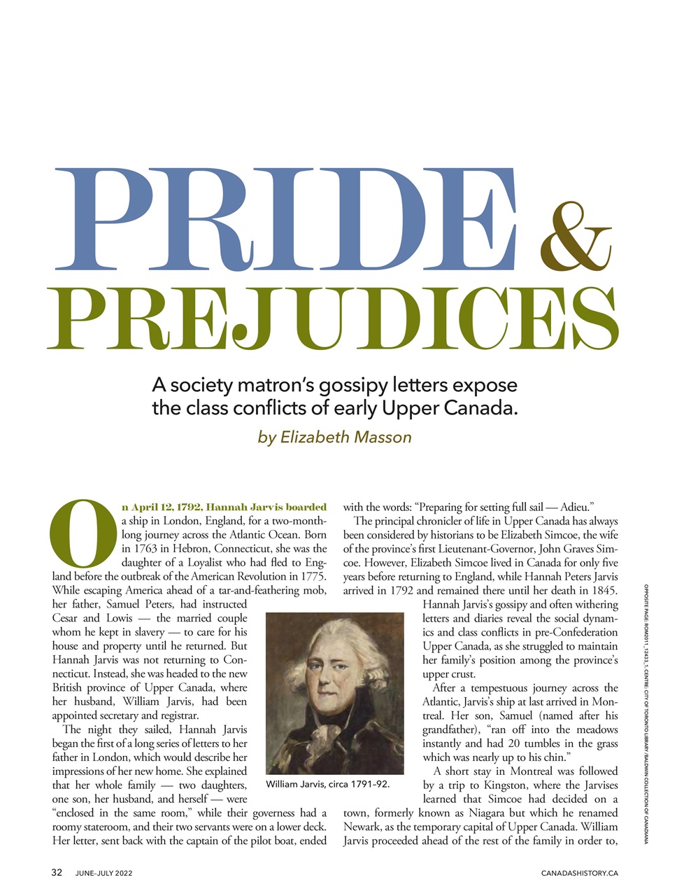 Canada's History Preview Pages