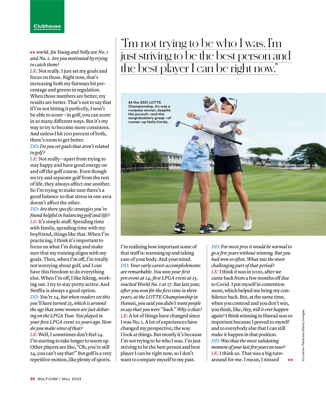 Golf Magazine Preview Pages
