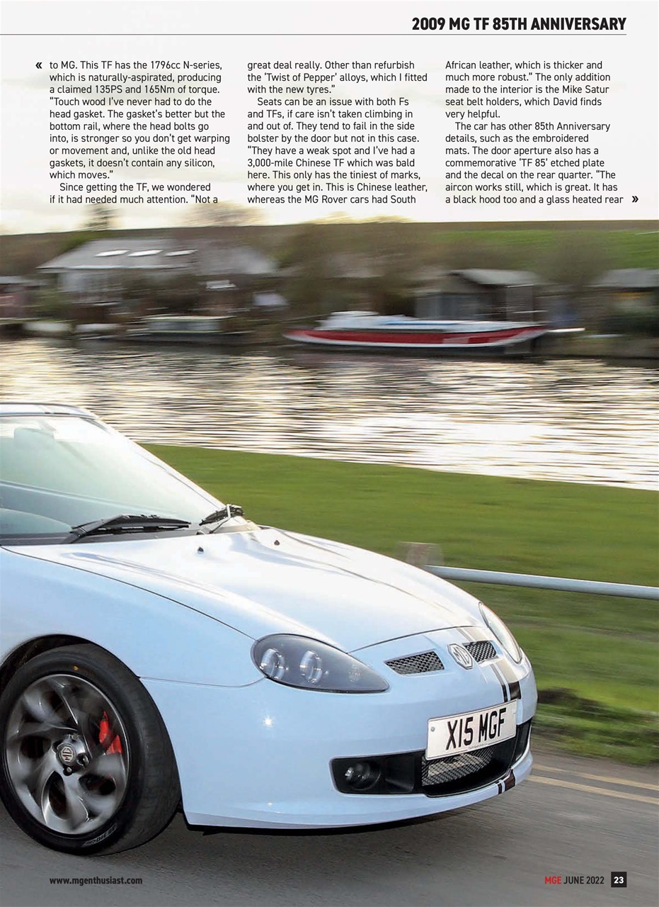 MG Enthusiast Preview Pages