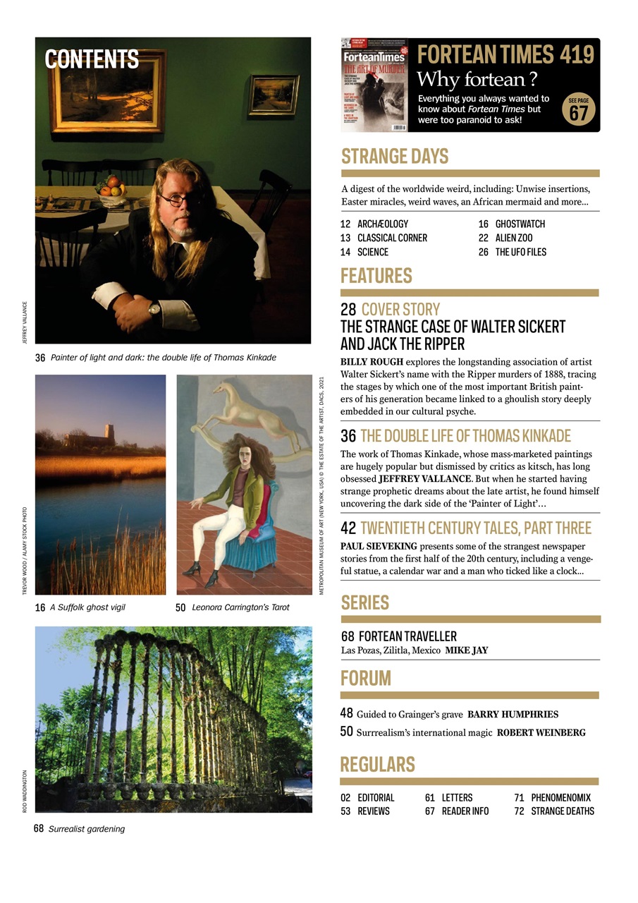 Fortean Times Preview Pages