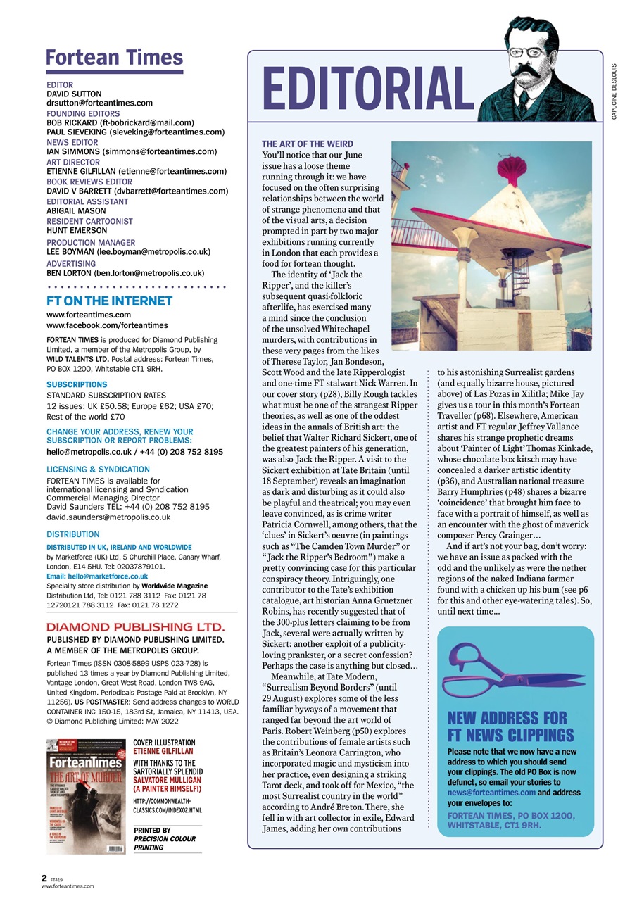 Fortean Times Preview Pages