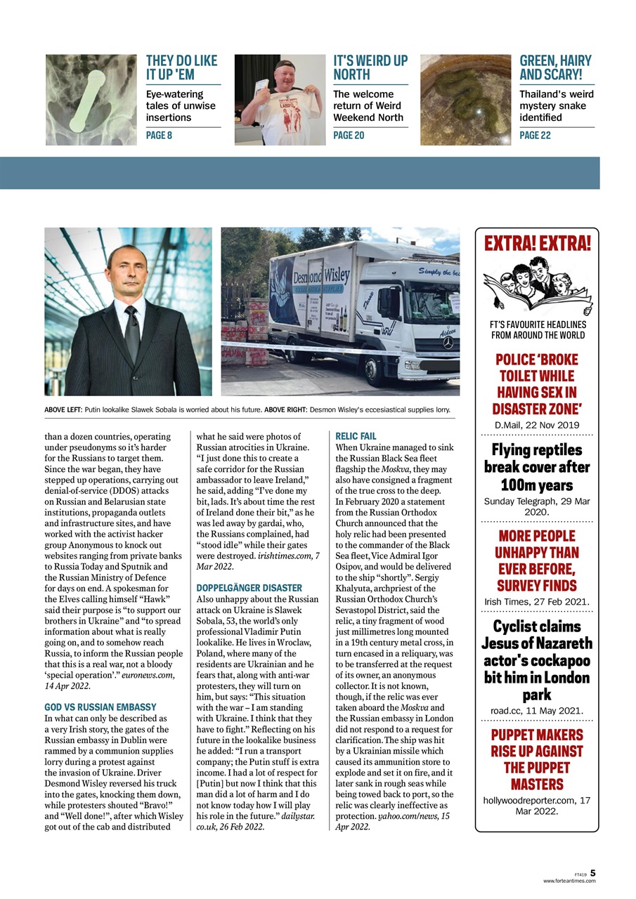 Fortean Times Preview Pages