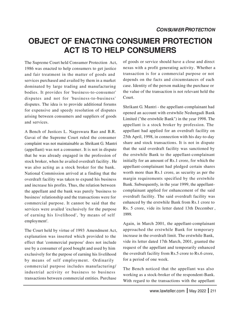 Lawteller – A Legal Awareness Magazine Preview Pages