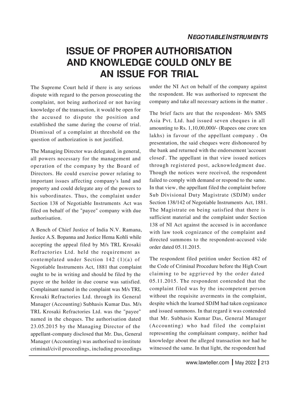 Lawteller – A Legal Awareness Magazine Preview Pages