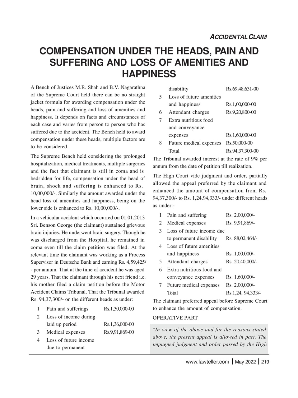 Lawteller – A Legal Awareness Magazine Preview Pages