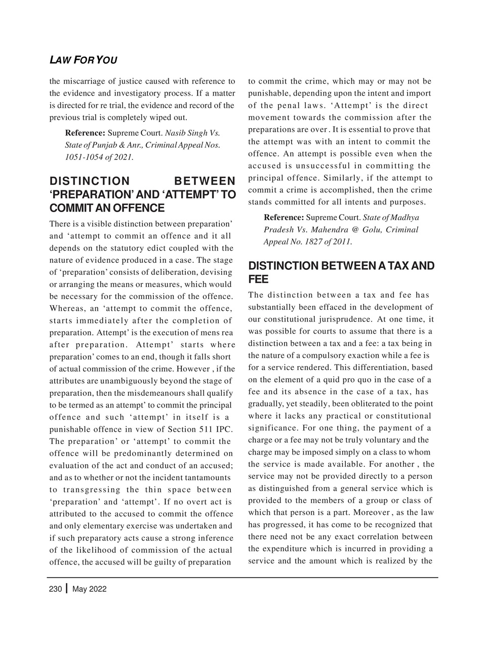 Lawteller – A Legal Awareness Magazine Preview Pages