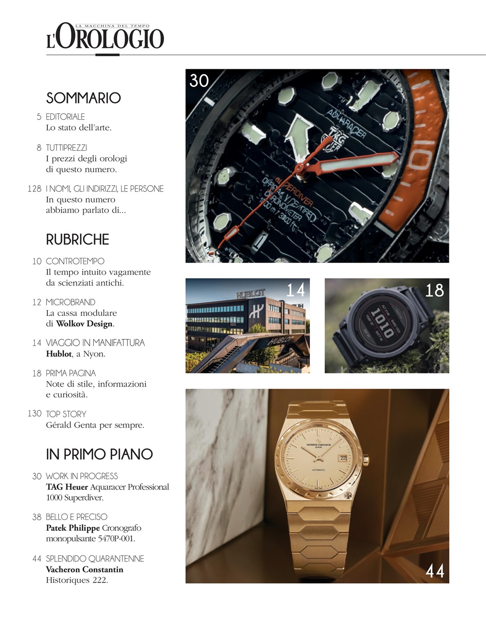 L'Orologio Preview Pages