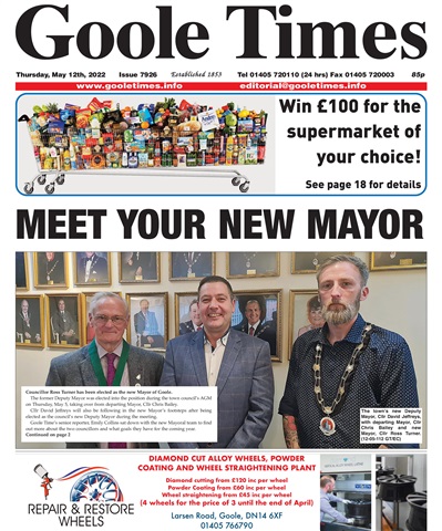Goole Times issue Thursday, May 12th