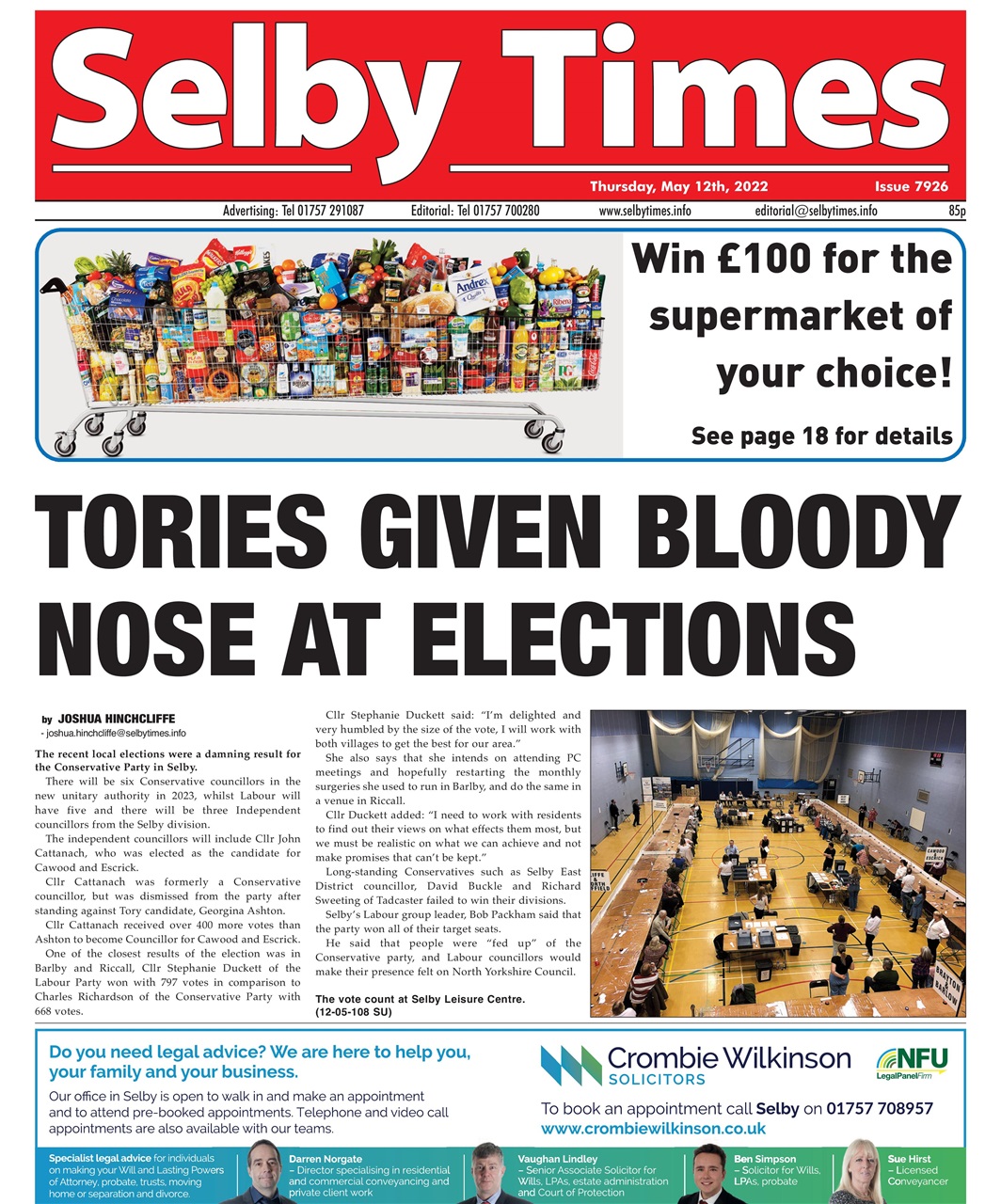 Selby Times Preview Pages
