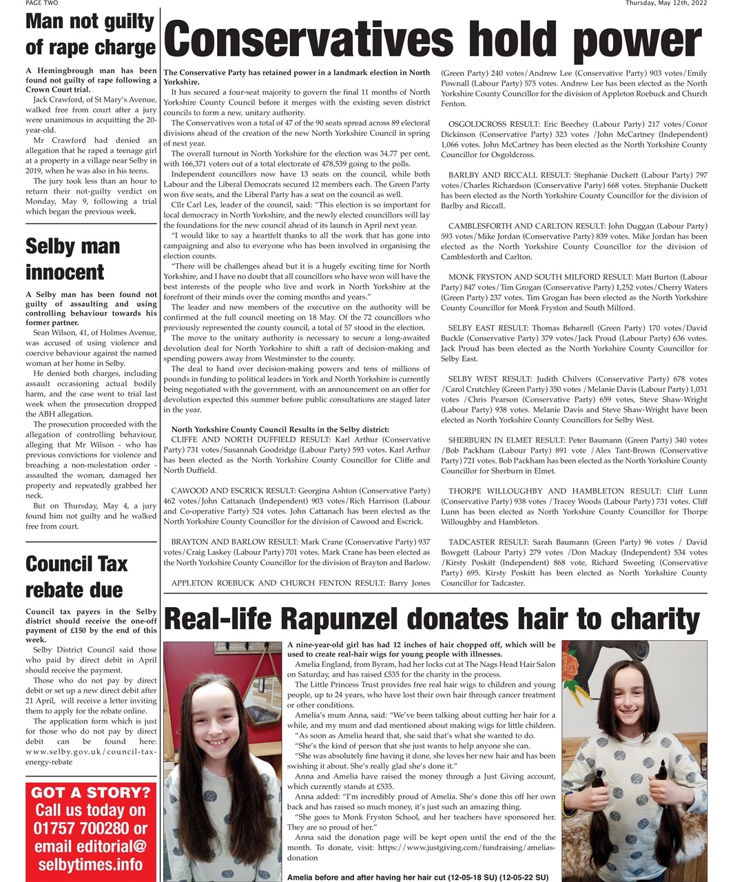 Selby Times Preview Pages