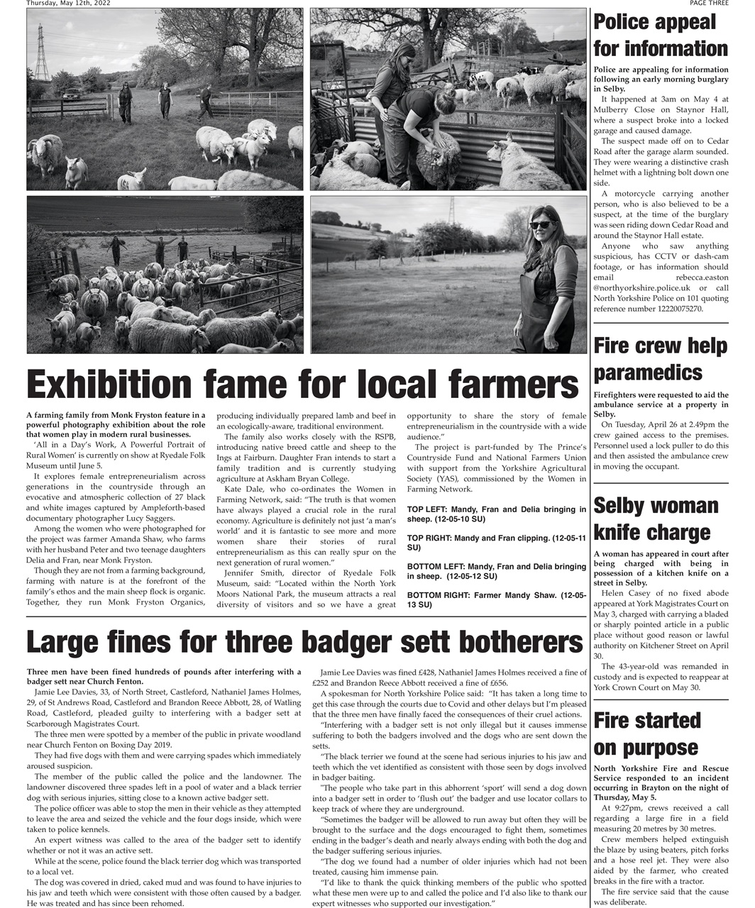 Selby Times Preview Pages