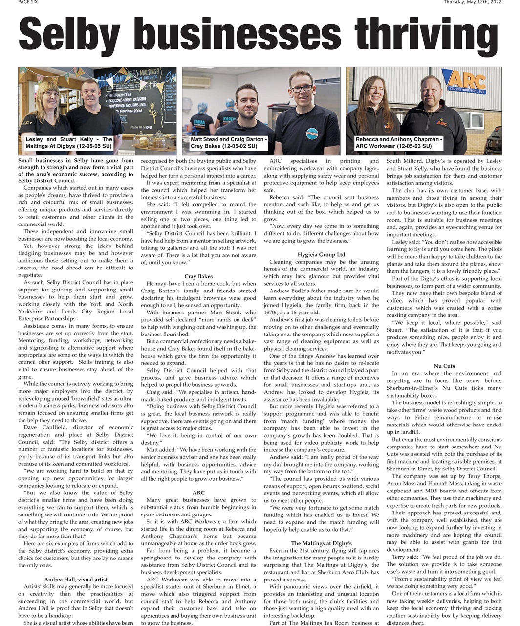 Selby Times Preview Pages