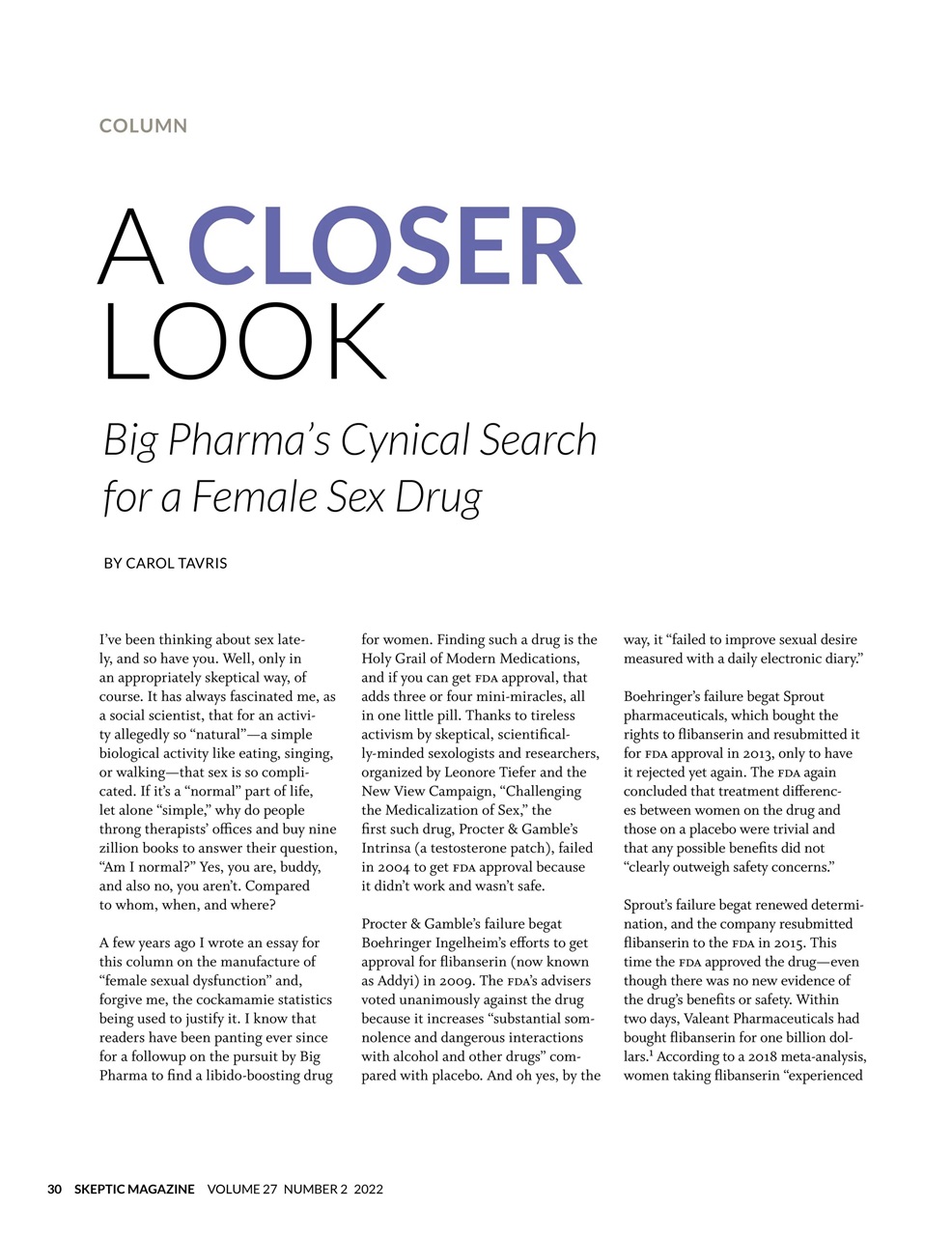 Skeptic Preview Pages