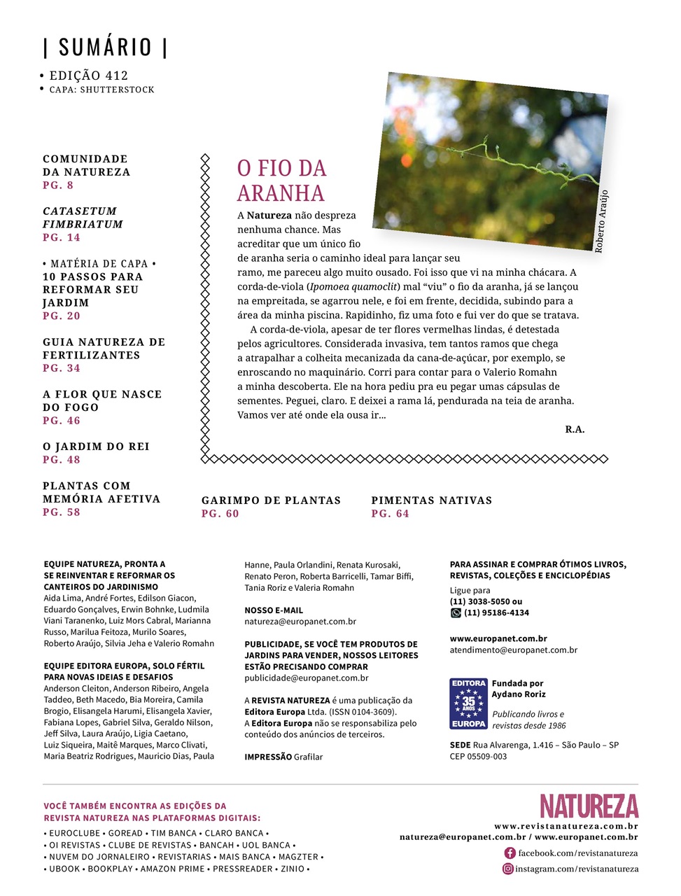 Natureza Preview Pages