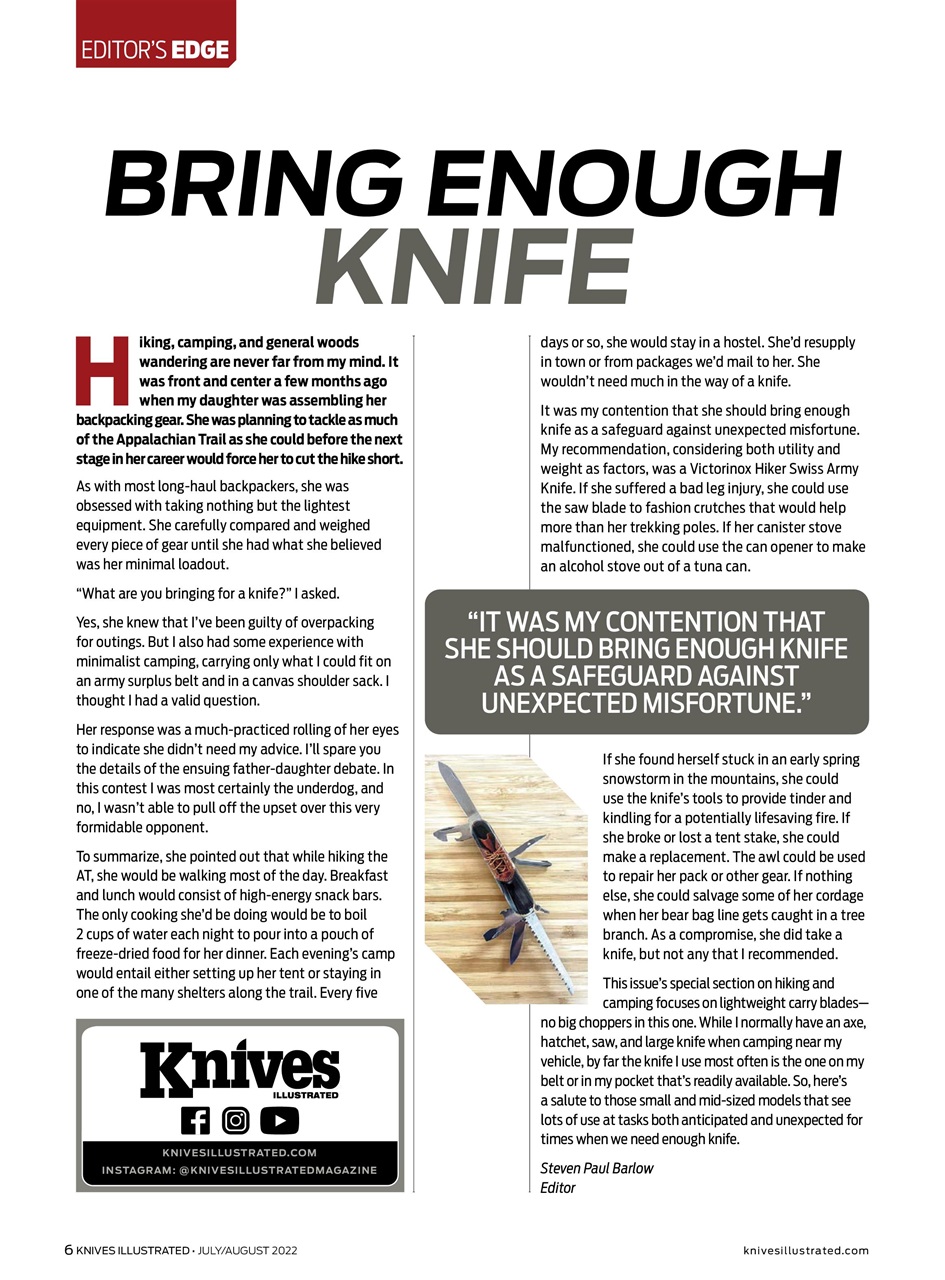 Knives Illustrated Preview Pages