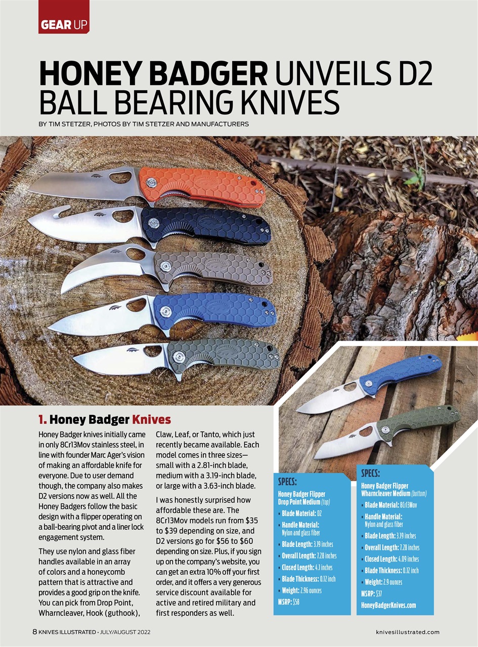 Knives Illustrated Preview Pages