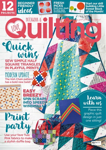 Love Patchwork & Quilting issue 