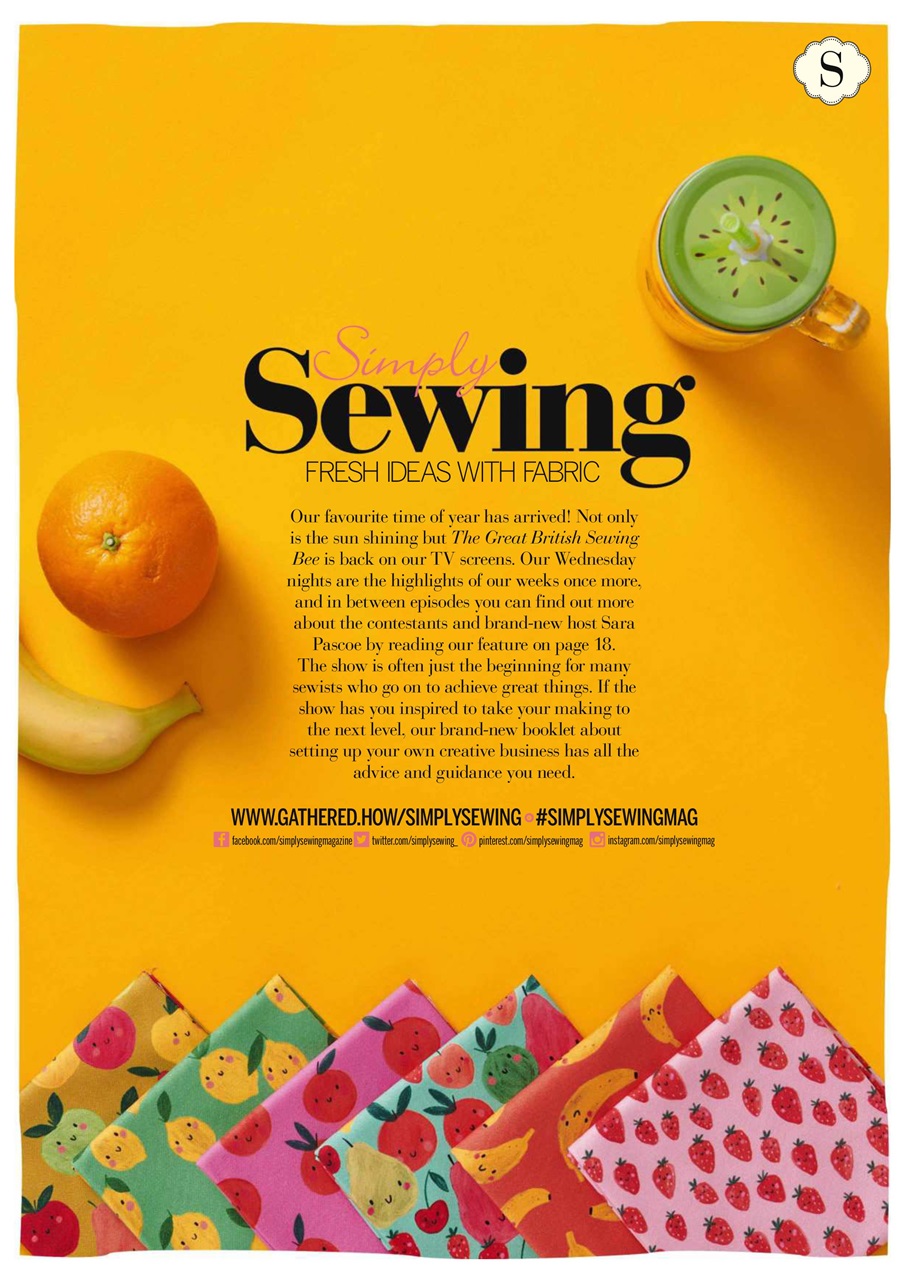 Simply Sewing Preview Pages